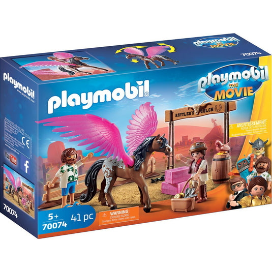 PLAYMOBIL PLAYMOBIL THE MOVIE Marla en Del met gevleugeld paard