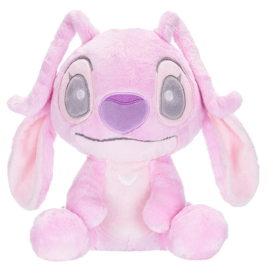 Disney stitch pluche snuggletime 23 cm roze
