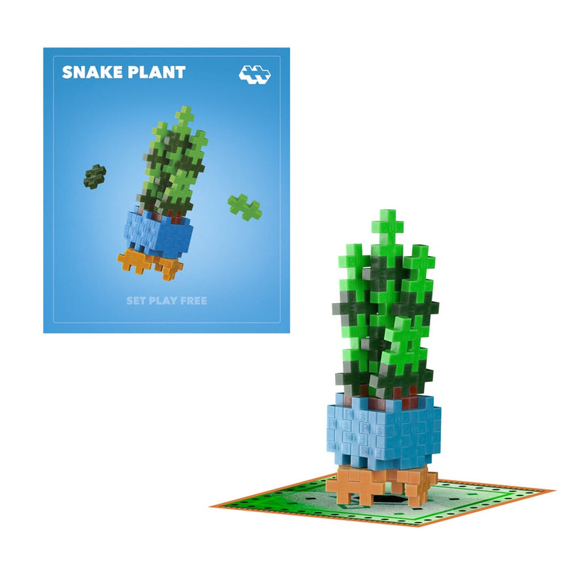 Load image into Gallery viewer, Plus plus plant packs - snake plant plus-plus flowers plants (4342)
