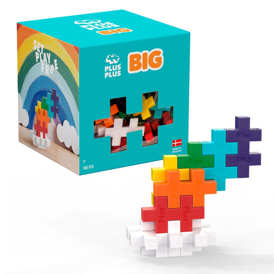 Plus plus plus-plus big rainbow mix 100 pcs (4354)