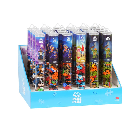 Plus plus mythical 24 pcs tube display plus-plus tubes (7474)