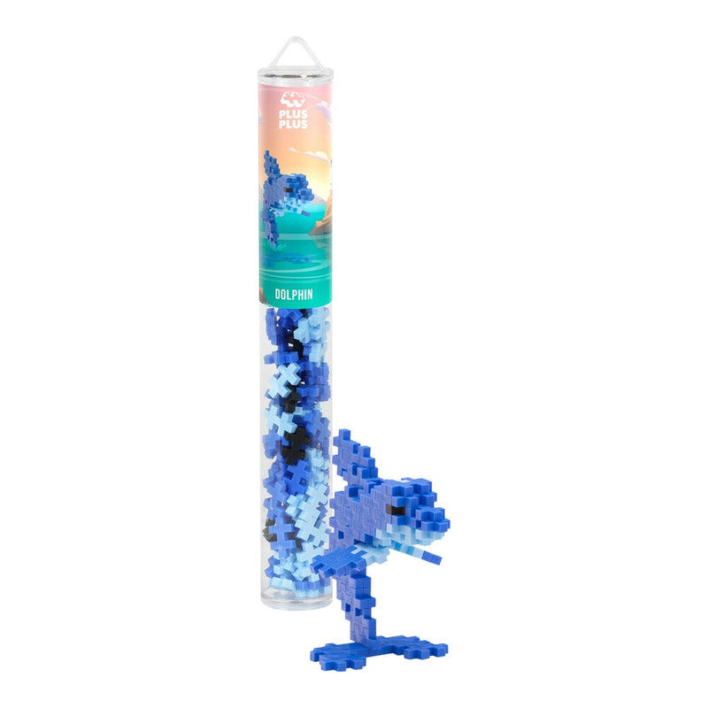 Load image into Gallery viewer, Plus plus plus-plus dolfijn: 100 stuks tube (4325)

