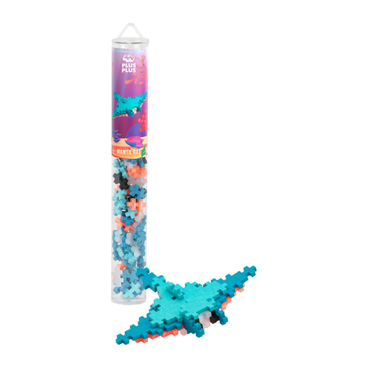Plus plus plus-plus manta ray: 100 stuks tube (4326)