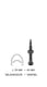 Axa ventiel sc tubeless 40mm sv zw set a 2