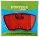 Porteur achterlicht drager 3 led 80mm