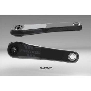 Praxis crankstel e-race carbon etor spline 165mm (fazua r60