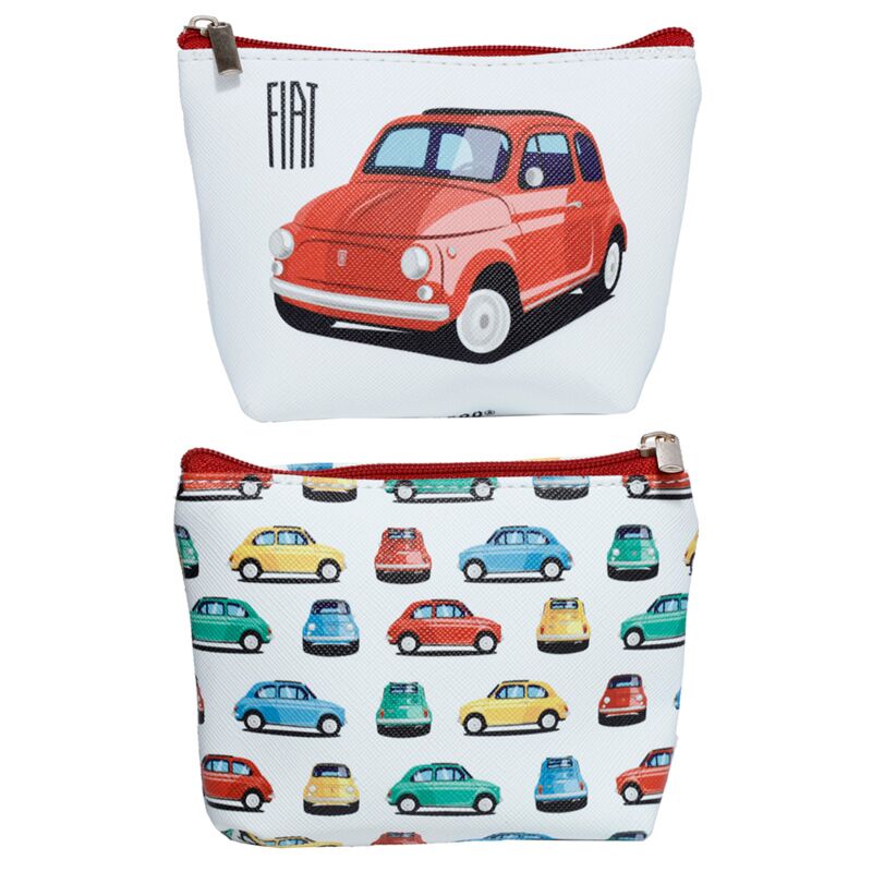 Load image into Gallery viewer, Retro fiat 500 pvc portemonnee
