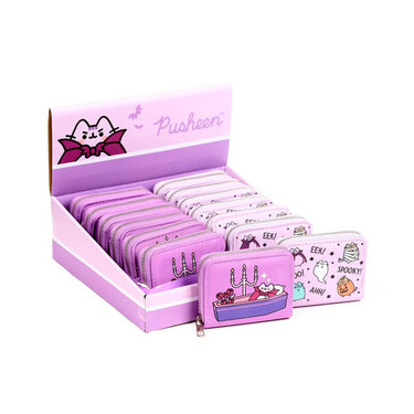 Union pusheen de kat halloween rondrits portemonnee - small
