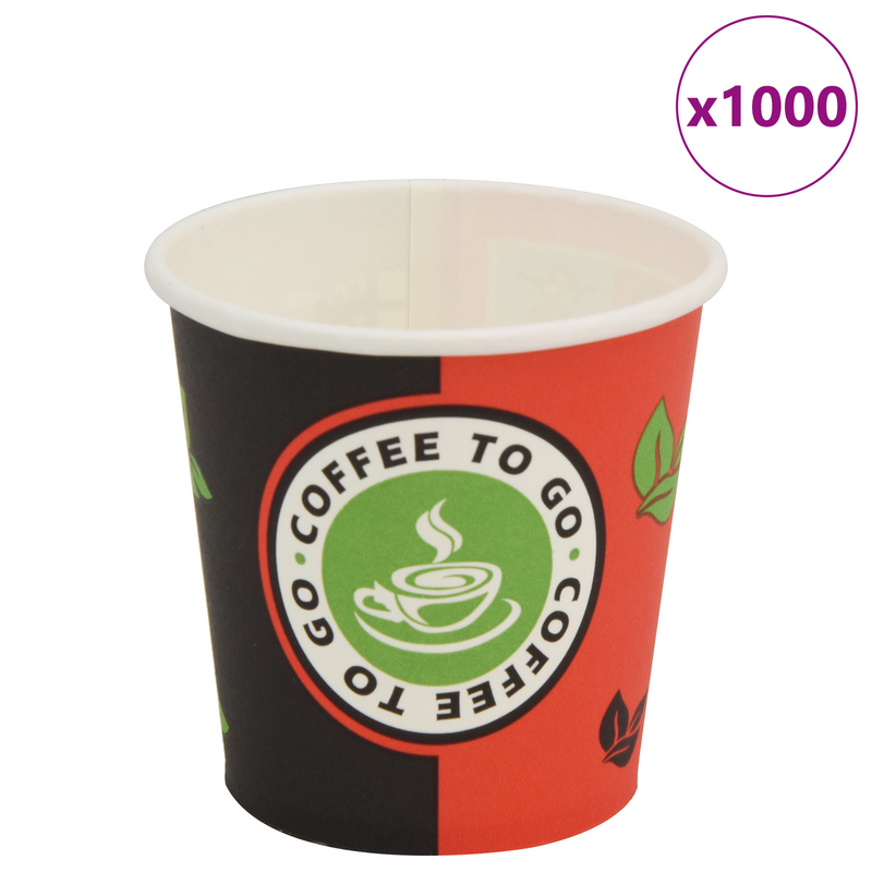 Load image into Gallery viewer, Vidaxl wegwerp koffiebekers papier 120 ml (4 oz) 1000 st
