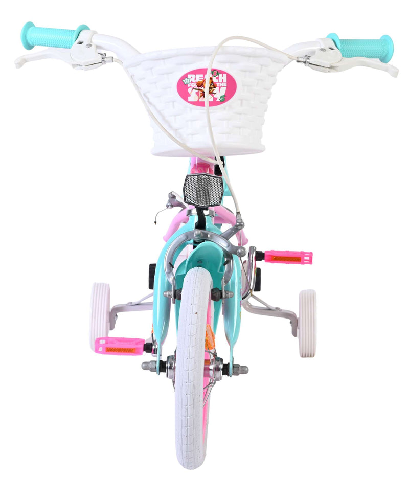 Afbeelding laden in galerijviewer, Volare paw patrol kinderfiets - meisjes - 12 inch - roze - twee handremmen
