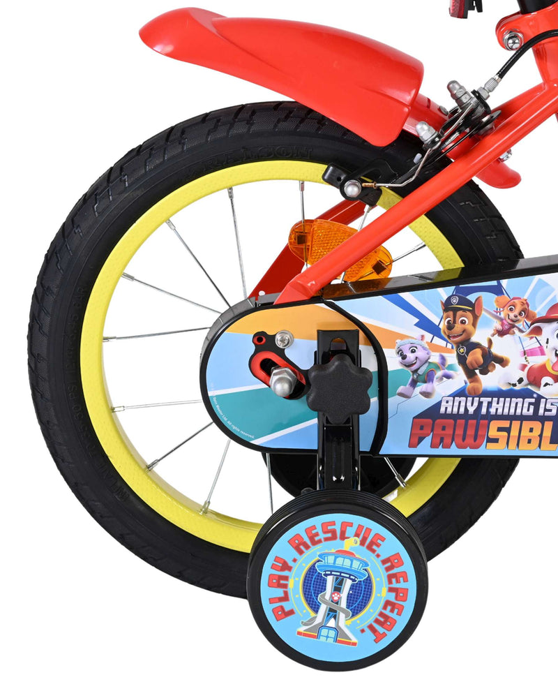 Load image into Gallery viewer, Paw patrol kinderfiets - jongens - 14 inch - twee handremmen
