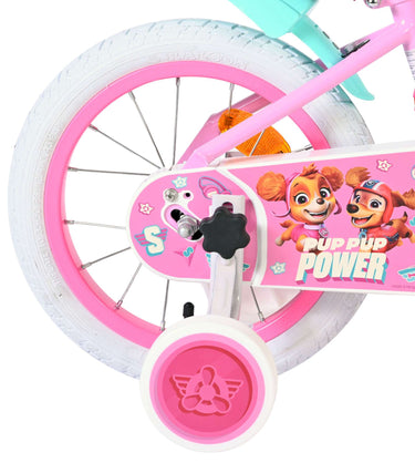 Volare paw patrol kinderfiets - meisjes - 14 inch - roze