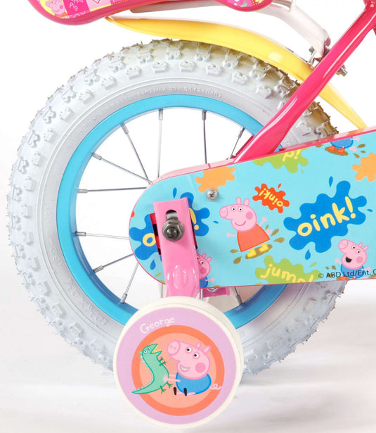 Peppa Pig Kinderfiets Meisjes 12 inch Roze