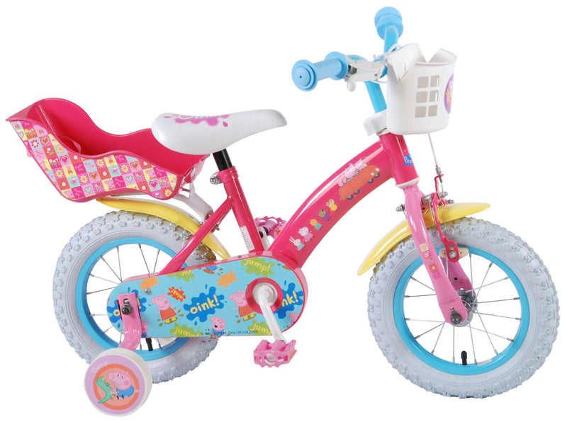 Load image into Gallery viewer, Peppa Pig Kinderfiets Meisjes 12 inch Roze
