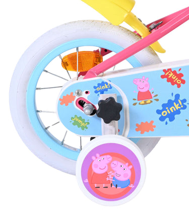 Volare peppa kinderfiets - meisjes - 12 inch - roze