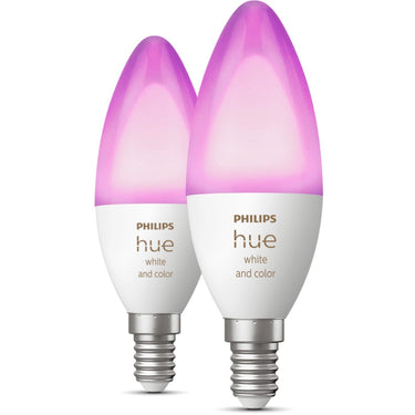 Philips Hue Hue Losse kaarslamp E14 White color 2-pack