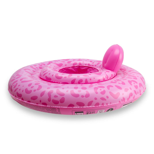 Leopard | roze baby float 0-1 jaar