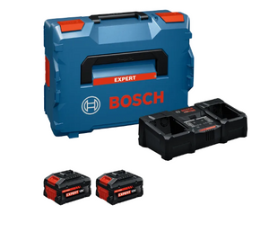 Bosch blauw accu starterset exba18v-55 | 2x exba18v-55 + lader gal12v 18v-80 - 1600a0373p