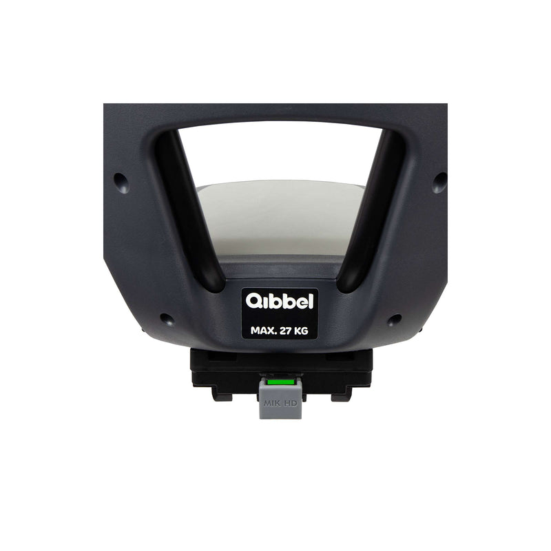 Load image into Gallery viewer, Qibbel achterzitje junior 6+ mik-hd bagagedrager grijs
