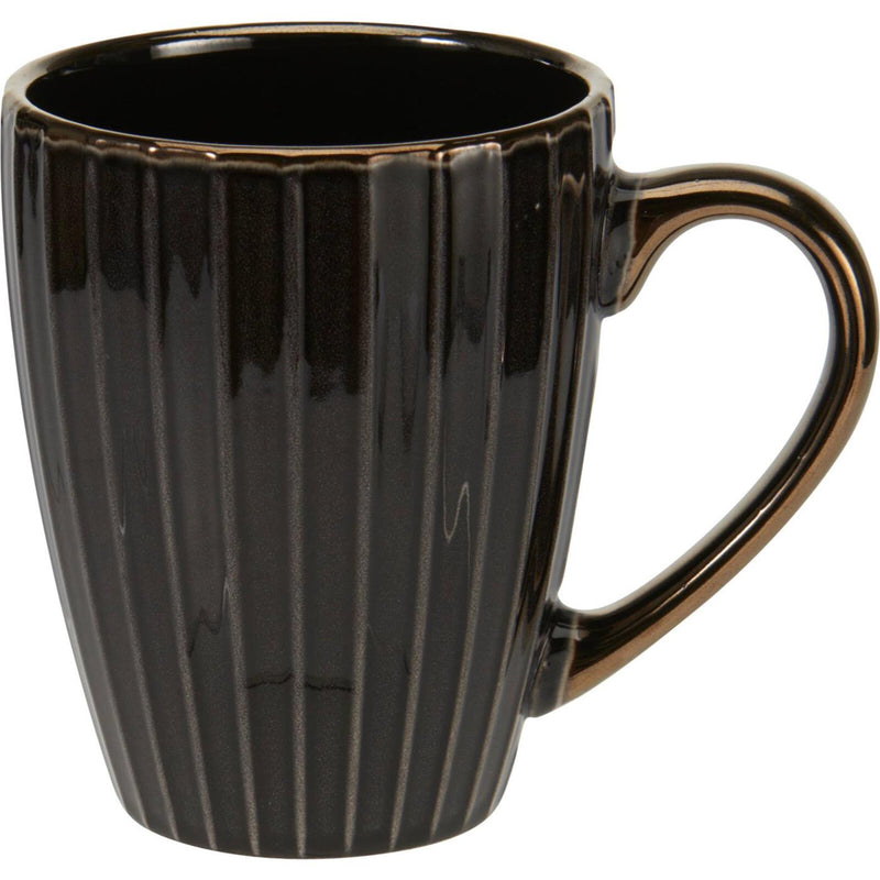 Load image into Gallery viewer, Excellent houseware beker aardewerk 370ml zwart doos a 8 stuks
