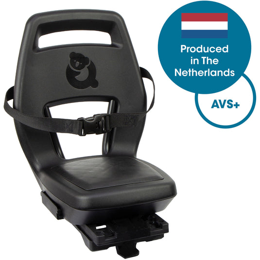 Widek b.v. qibbel achterzitje junior 6+ avs+ zwart