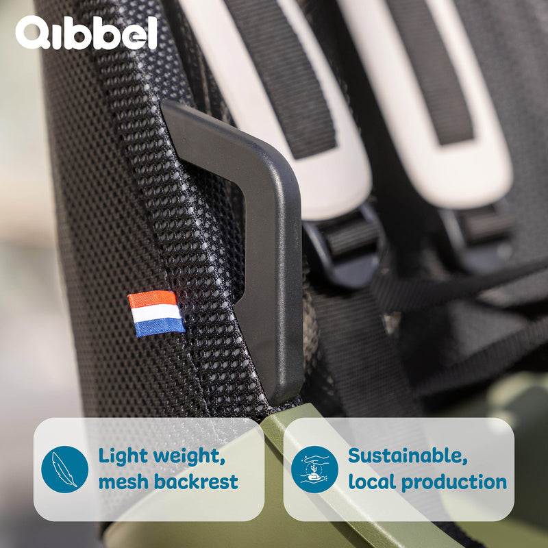 Load image into Gallery viewer, Widek b.v. qibbel achterzitje air mik-hd bagagedrager lichtgrijs
