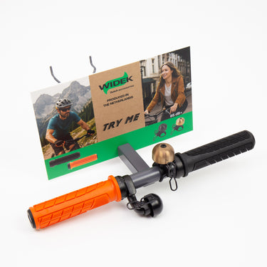 Qibbel widek wandpresentatiebeugel bel grip, bordje, perfo slat