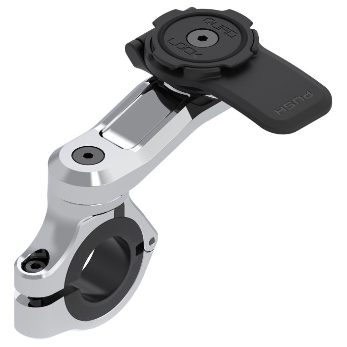 Load image into Gallery viewer, Quad lock motorcycle handlebar mount pro - chrome
