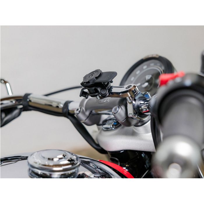 Load image into Gallery viewer, Quad lock motorcycle handlebar mount pro - chrome
