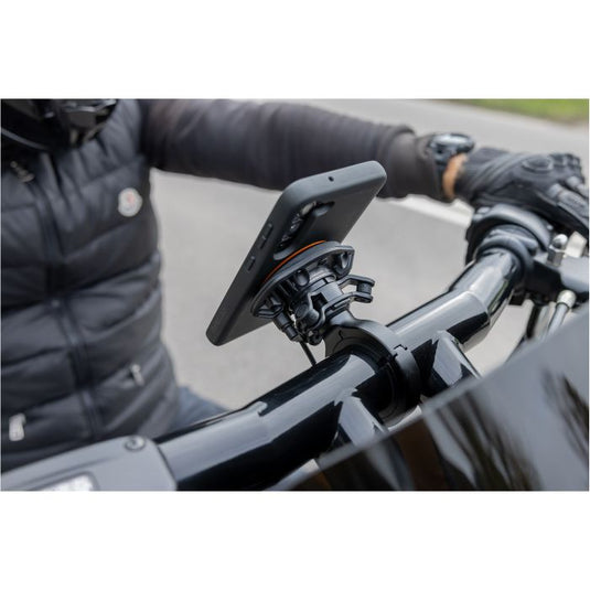 Quad lock motorcycle handlebar mount pro large - black
