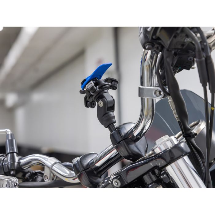 Load image into Gallery viewer, Quad lock motorcycle handlebar clamp mount
