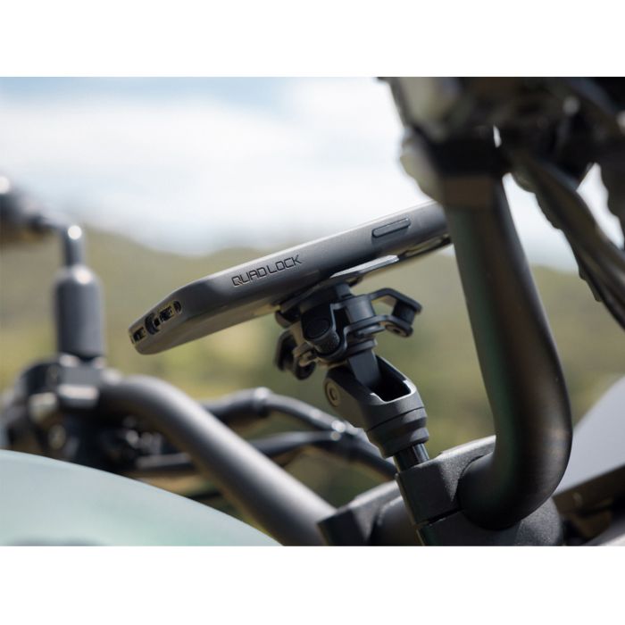 Load image into Gallery viewer, Quad lock motorcycle handlebar clamp mount pro
