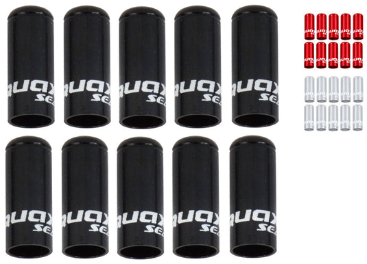 Quaxar aluminium end caps sealed 5 mm for outer brake cover (10 pieces)