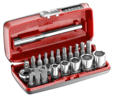 Facom set 1 4'' met compacte flex ratel