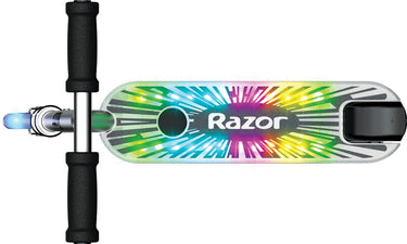 Razor color rave blast - elektrische step - grijs - lithium accu - led verlichting - opvouwbaar - tot 100 kg - vanaf 8 jaar