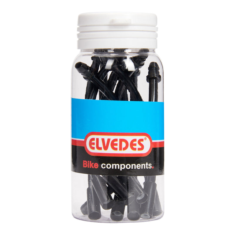 Load image into Gallery viewer, Elvedes v-brake kabelbocht 90 5mm rvs zwart (10x) elv2018061
