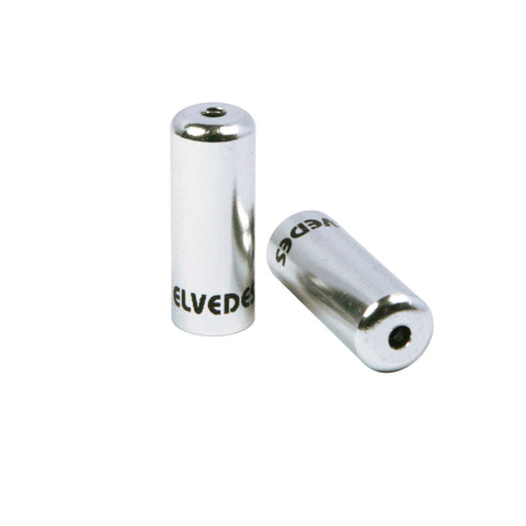 Elvedes cable cap 4.2mm aluminum silver (10x)CP2012007