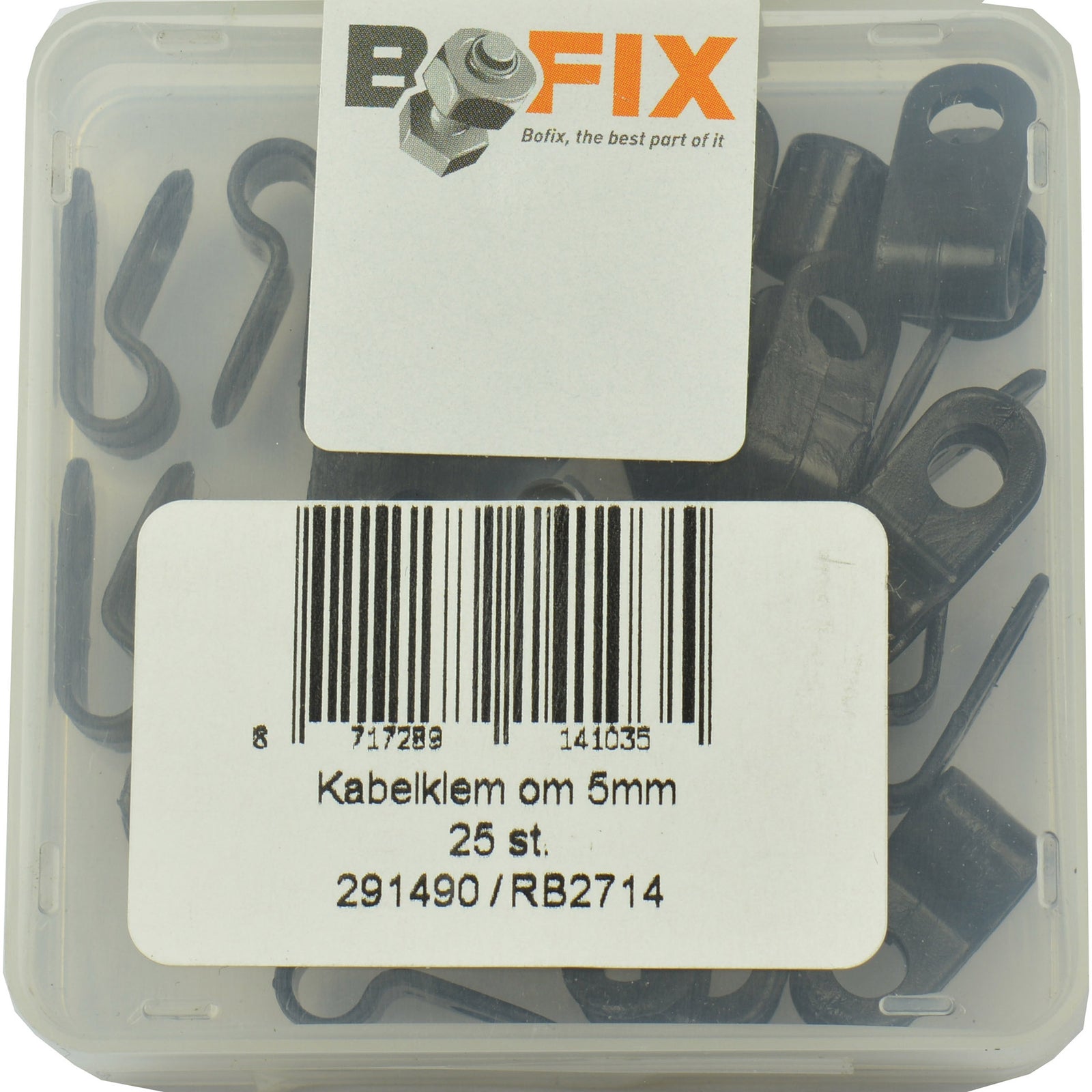 Bofix kabelklem om 5mm (25st)