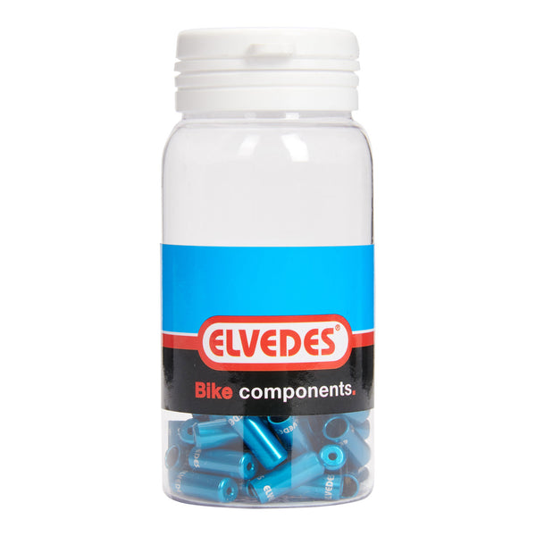 Cable cap Elvedes 4.2mm alu blue