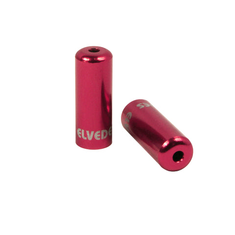 Elvedes cable cap 4.2mm seal red (50x) alum. ELV2012010