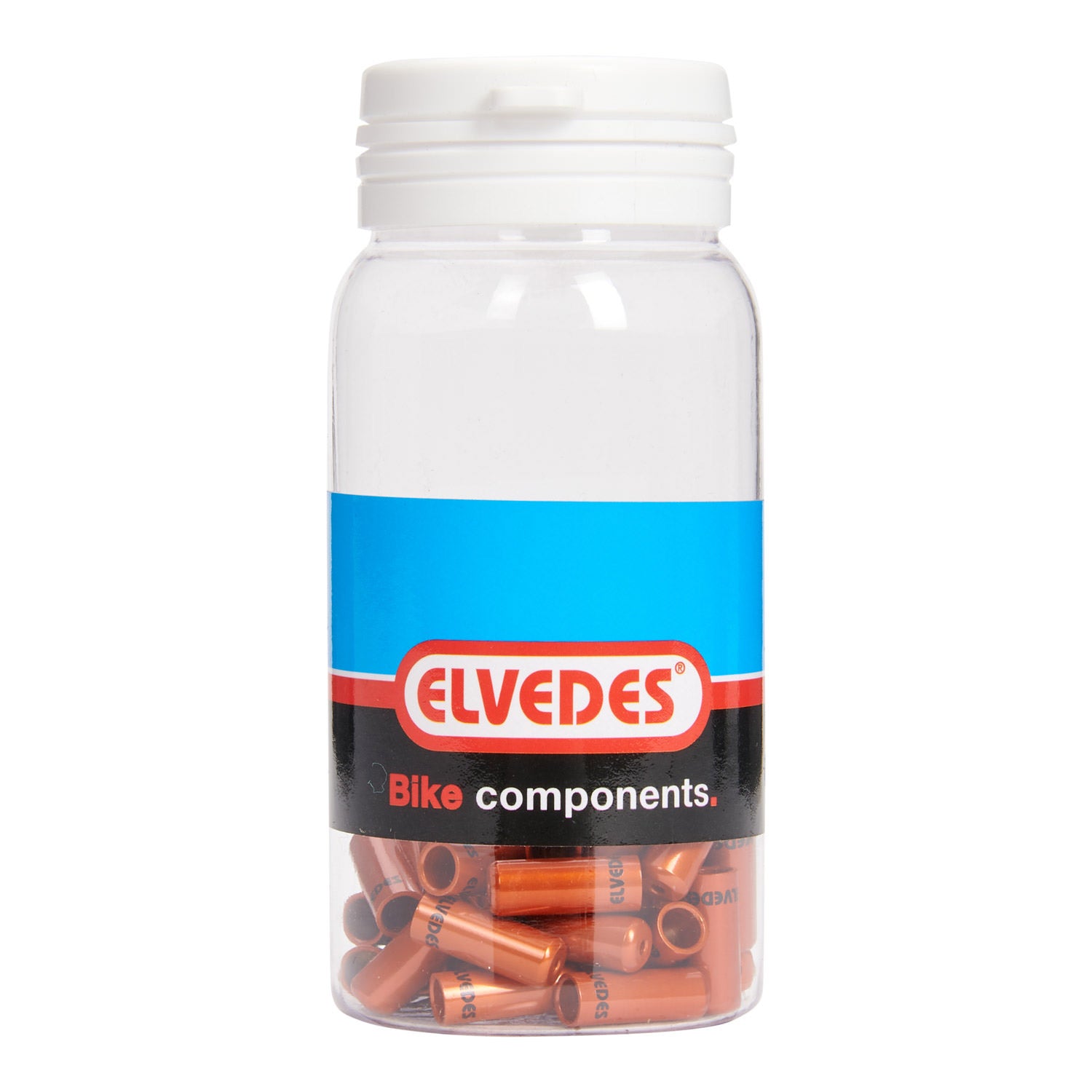 Elvedes cable cap 4.2mm seal orange (50x) alum. ELV20122012