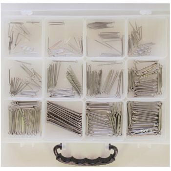 Bofix 245198 Box assortment 12 compartments Split pins