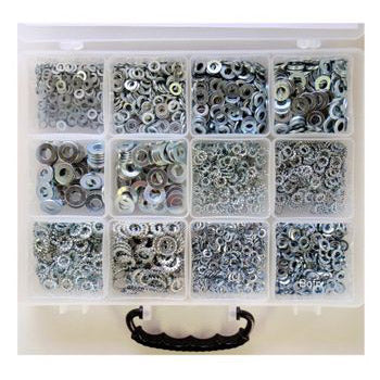 Bofix 226420 Box assortment 12 compartments Revett.en Spring washer