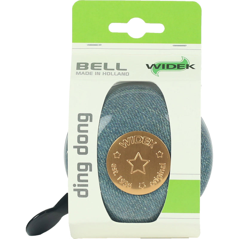 Load image into Gallery viewer, Widek bel ding-dong jeans glans licht blauw op kaart
