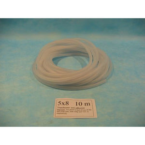 Bicy-fill benzineslang 5-8mm pvc p 10 meter transparant