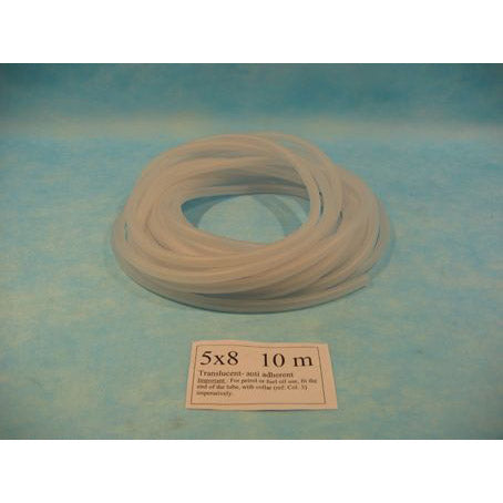 Bicy-fill benzineslang 5-8mm pvc p 10 meter transparant