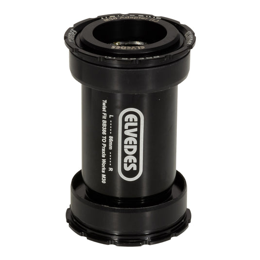 Twist fit trapas Elvedes voor BB386 Praxis road MTB 46 x 86 mm