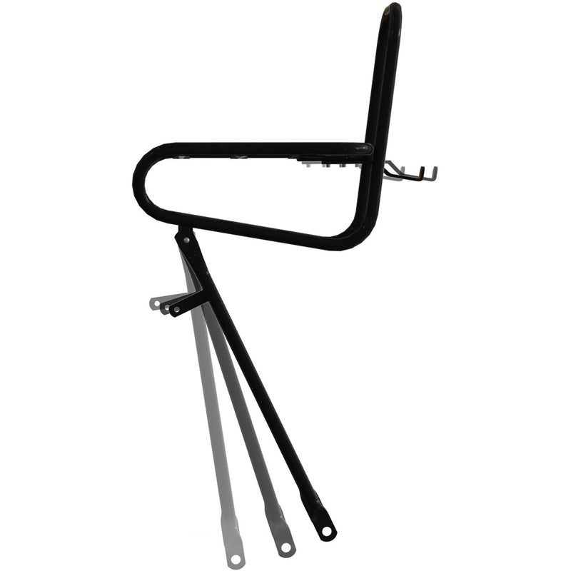 Load image into Gallery viewer, Steco voordrager smooth 25cm kroonbout mat zwart
