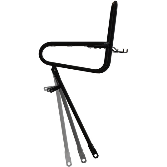 Steco voordrager smooth 25cm kroonbout mat zwart