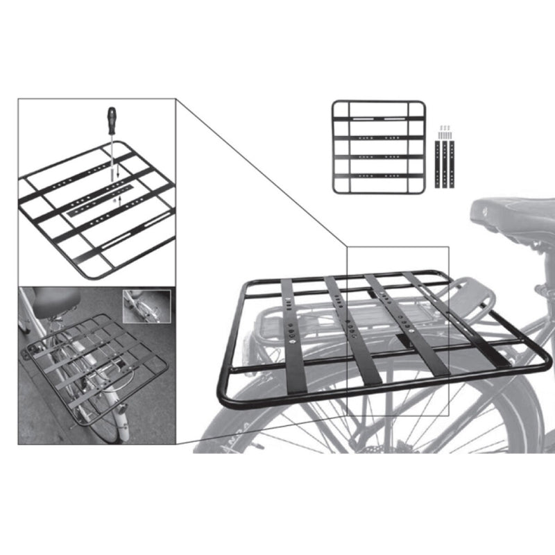 Load image into Gallery viewer, Steco mirage dragerverbreder 400x400mm aluminium zwart
